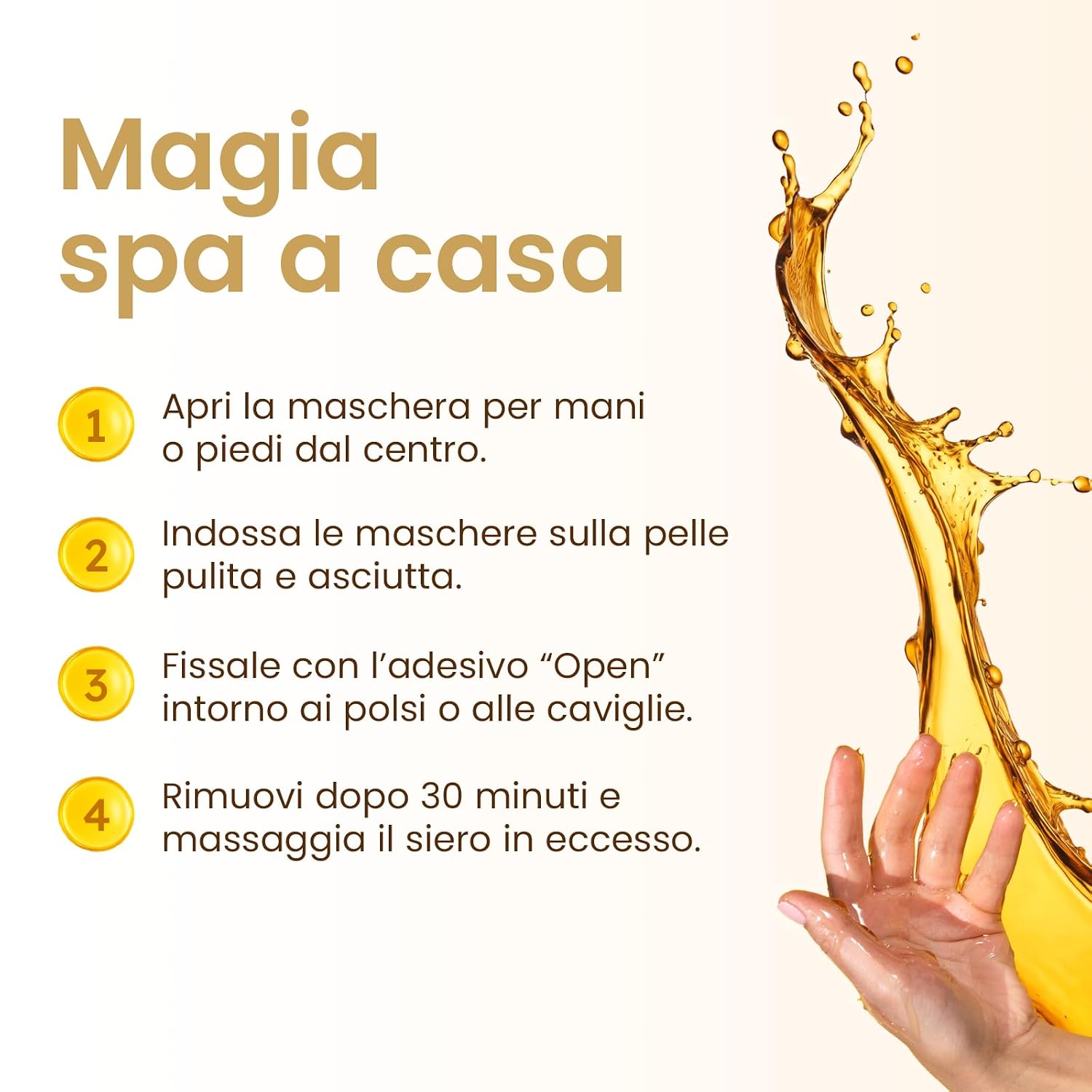 Moisturizing Hand & Foot Mask Set with Shea Butter, Jojoba Oil & Vitamin E, Foot Mask for Dry Cracked Feet & Hand