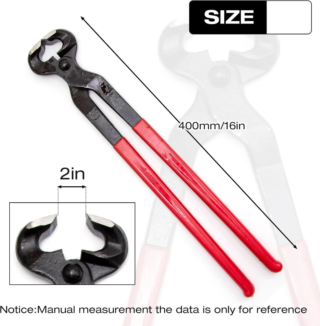 Horse Hoof Nipper, 16 Inches Hoof Trimming Nipper,Horse Nail Clippers for