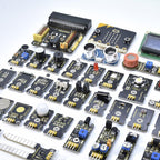 KEYESTUDIO 37 in 1 Box Starter Kit with BBC Microbit V2.2 Board, Great 37 Sensors Microbit Accessories Coding Electronics Kit for Teens Adults, Electric Circuit Learning with Tutorial