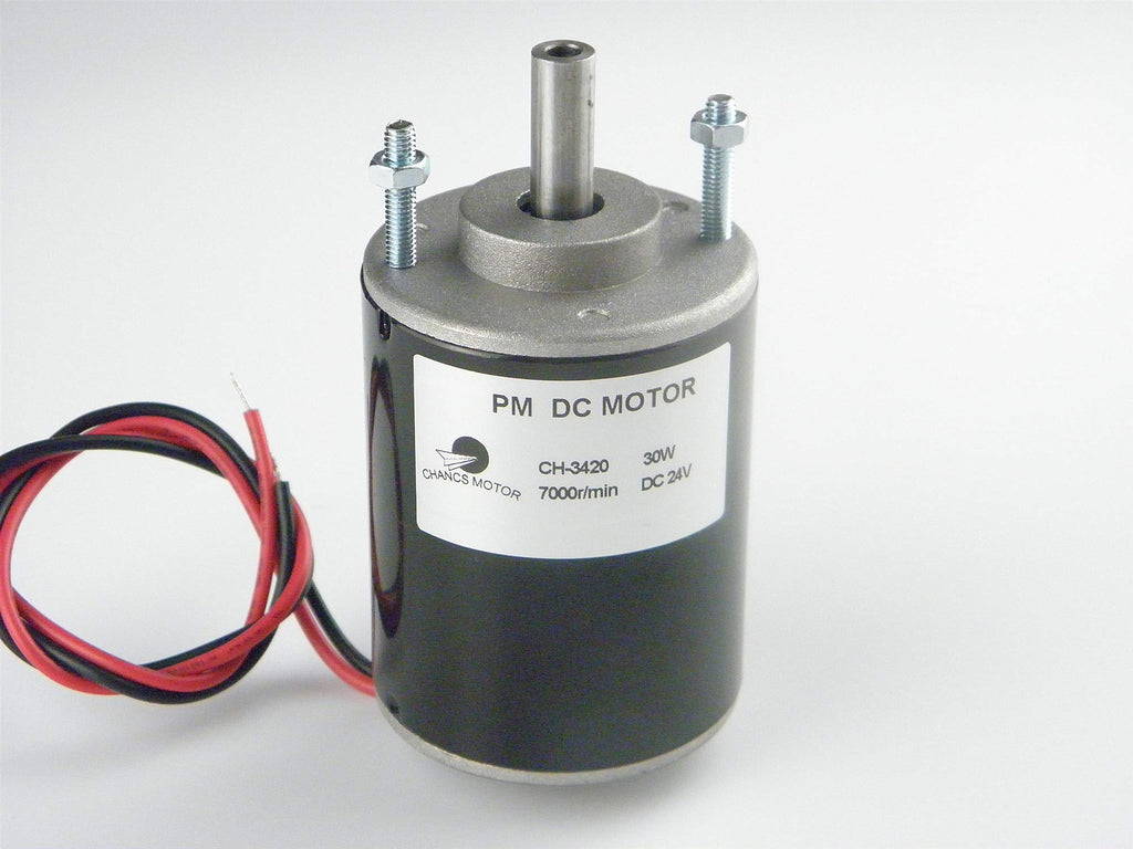 CHANCS Permanent Magnet DC Motor CH-3420 24V DC 7000RPM Hollow Shaft for Circular Saw