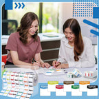 7000 Pcs Day of The Week Labels Food Labels with Adjustable Label Dispenser Monday Through Sunday Management