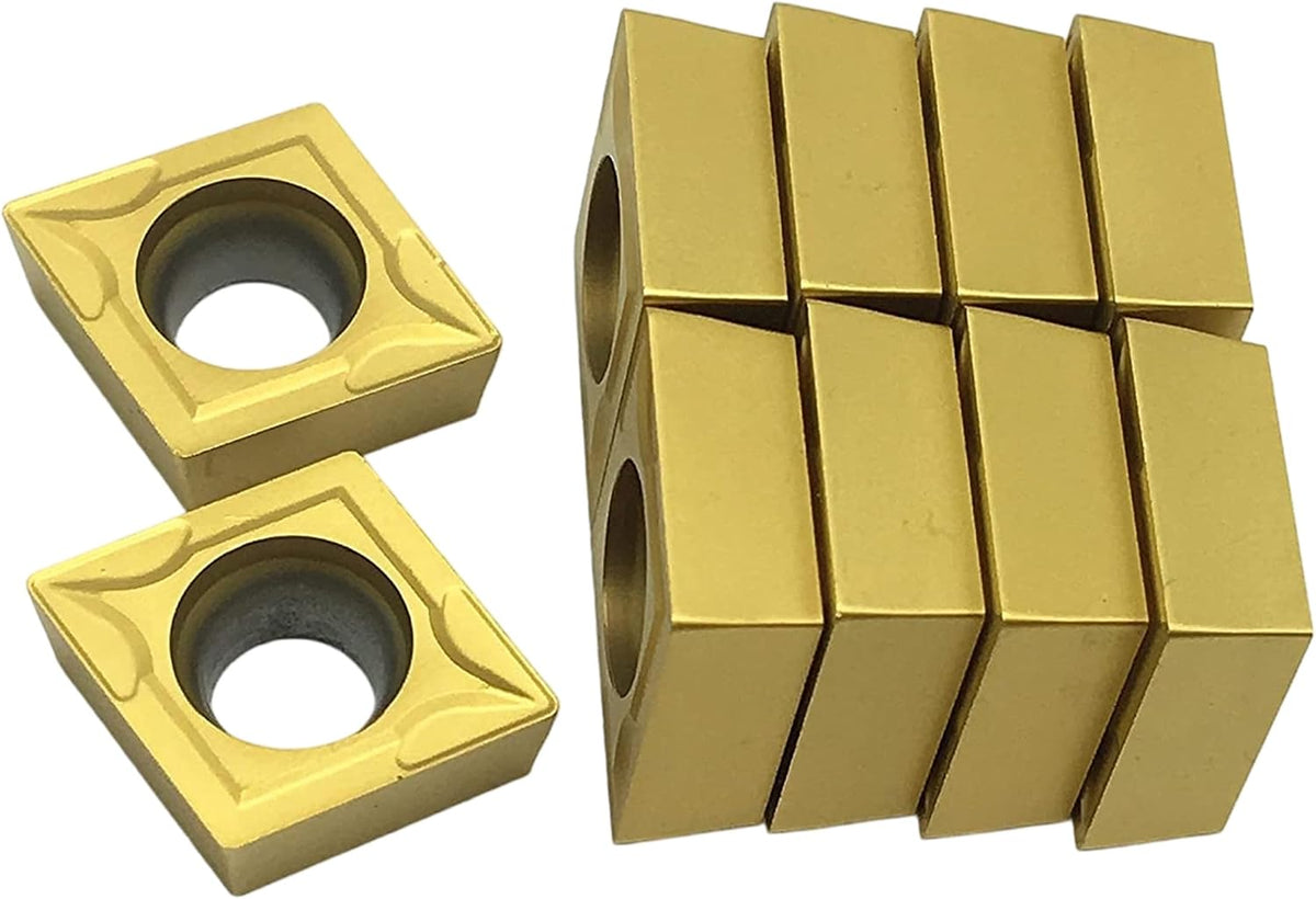 BestParts 10PCS CCMT21.51 CCMT060204 CNC Coated Carbide Turning Inserts