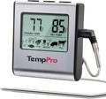 TempTrack Large LCD Digital Meat Thermometer for Cooking, Smoking