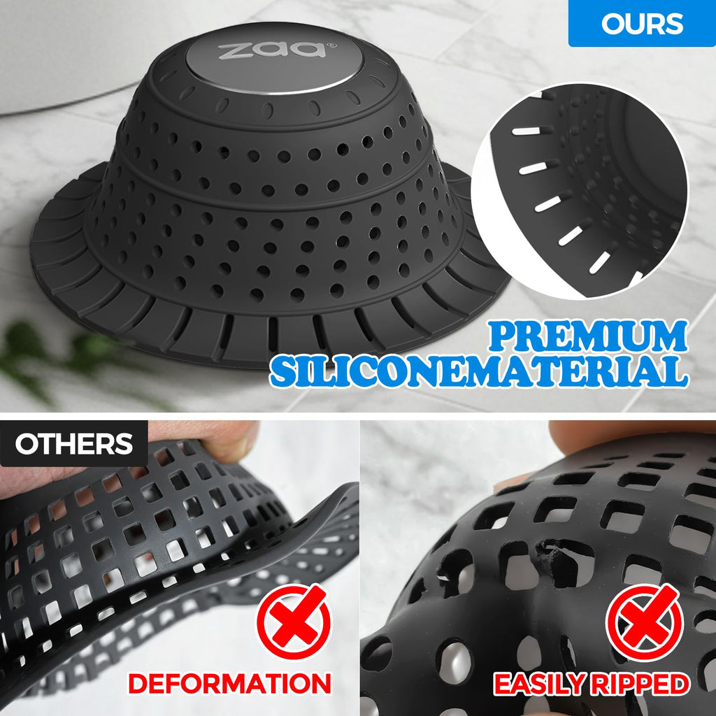 Shower Drain Hair Catcher Bathtub Drain Cover Strainer Protector