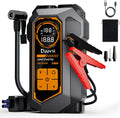 8000A Jump Starter with Air Compressor, Car Jumper Starter Portable, 150PSI Tire Inflator/Air Pump, LED Flashlight