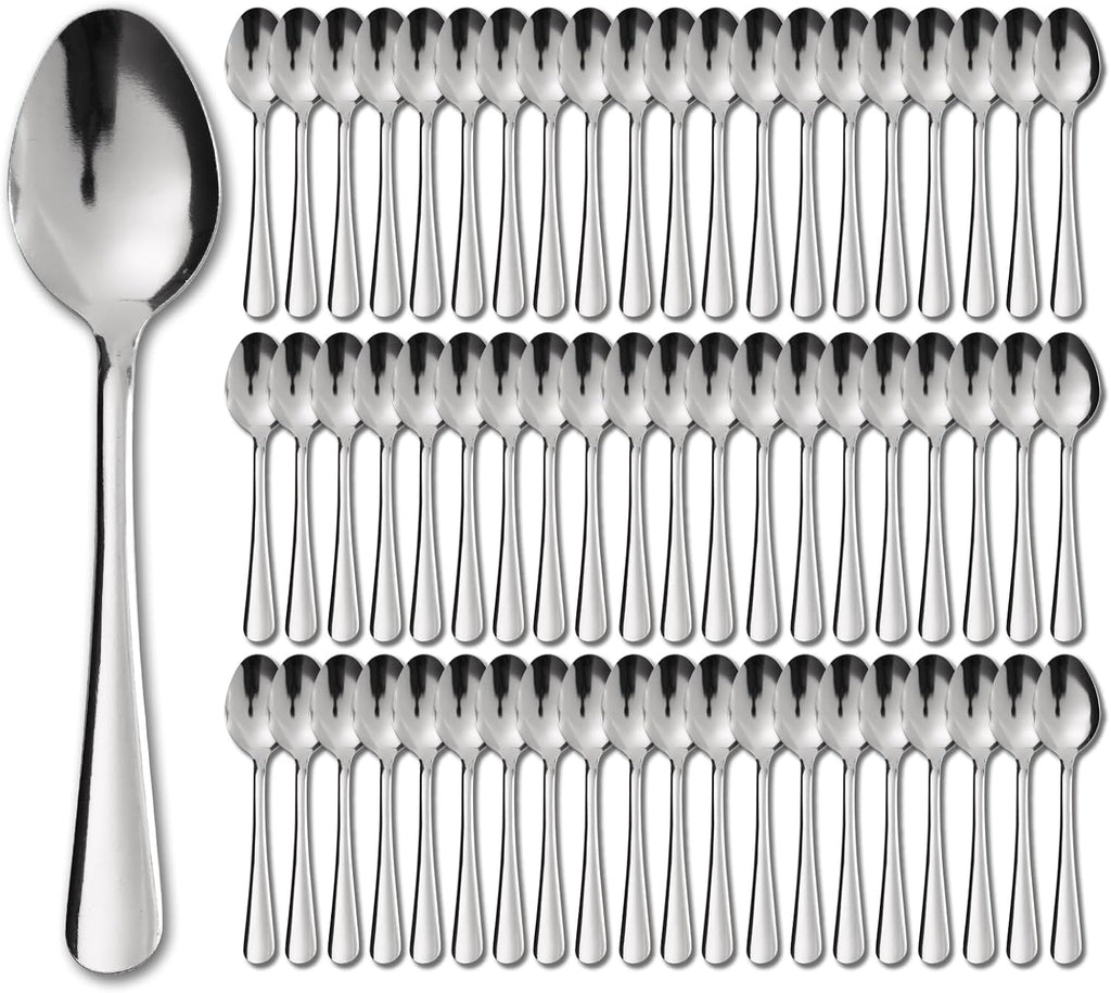 Windsor 60-Piece Set Stainless Steel Teaspoons, Tea Spoons