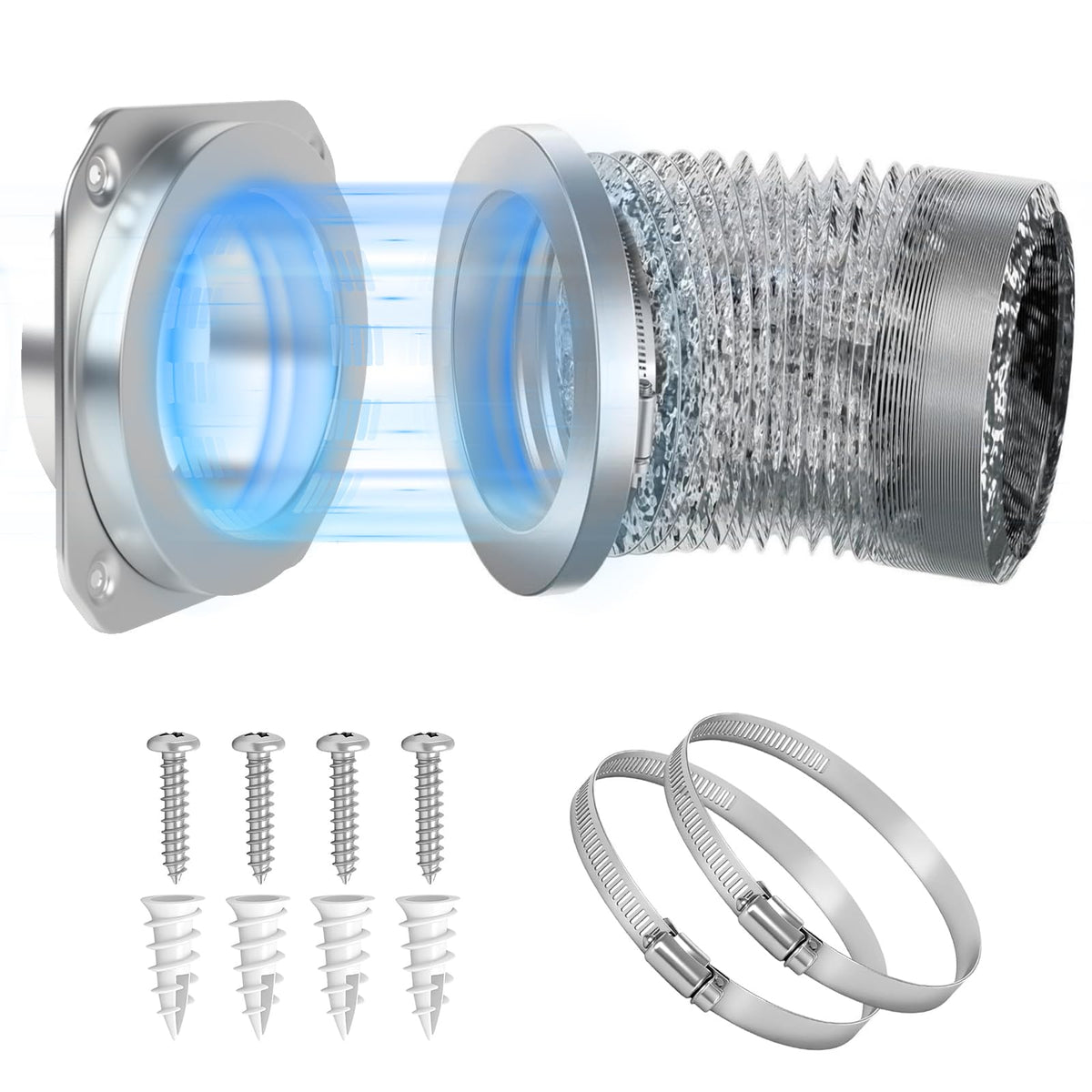 DV180 Magnetic Dryer Vent Connector Kit for Standard 4-Inch Vent Systems