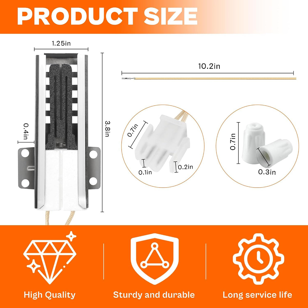 𝗡𝗘𝗪 WB13K21 Oven Igniter Replacement for G-E(JGB,JGS,AGB Series)