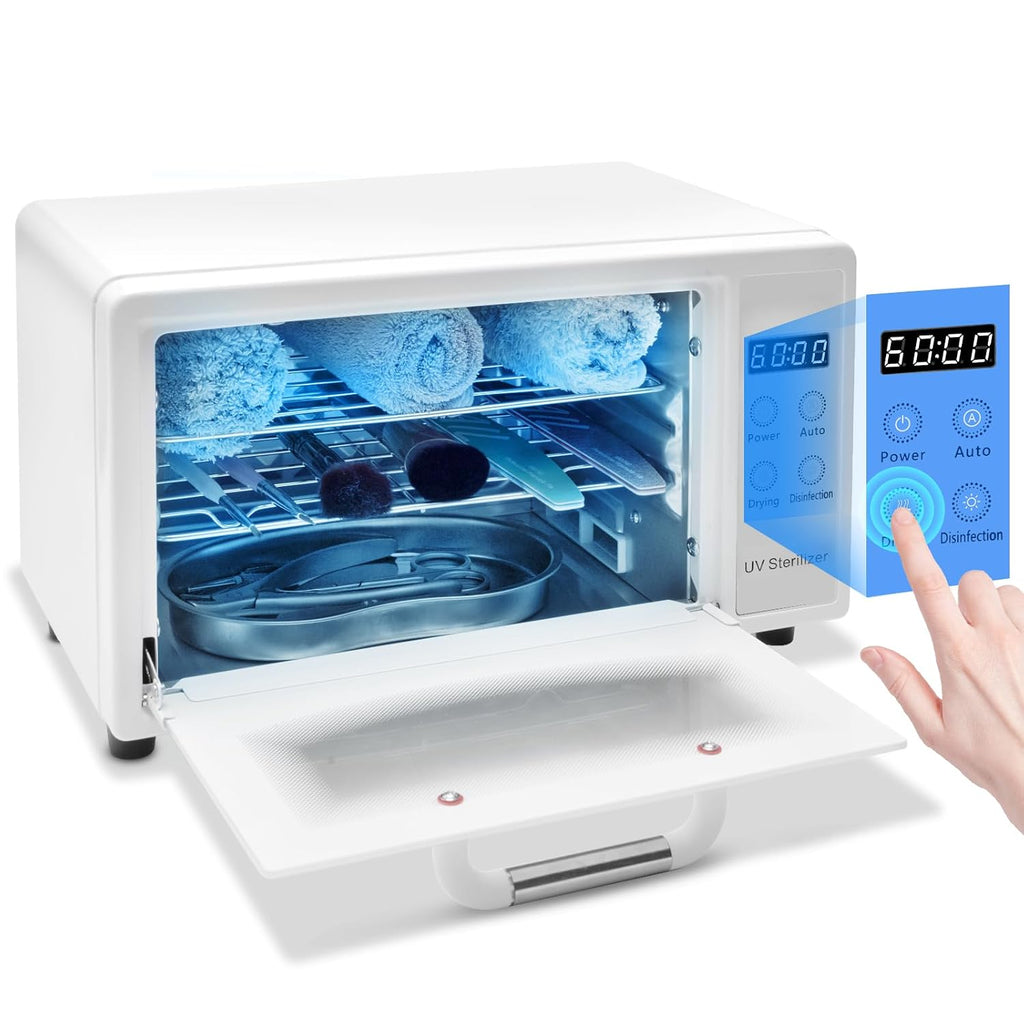 Nail Tool Sterilizer: 10L Sterilizer for Nail Tools with Timer Setting