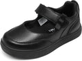 Girls Mary Jane Toddler School Shoes | Adjustable Strap Uniform Sneakers Durable Toe Flexible Non-slip Flats Easy On