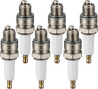 Iridium Spark Plug BR8HS-10 6 Pack Nickel for Yamaha Outboard