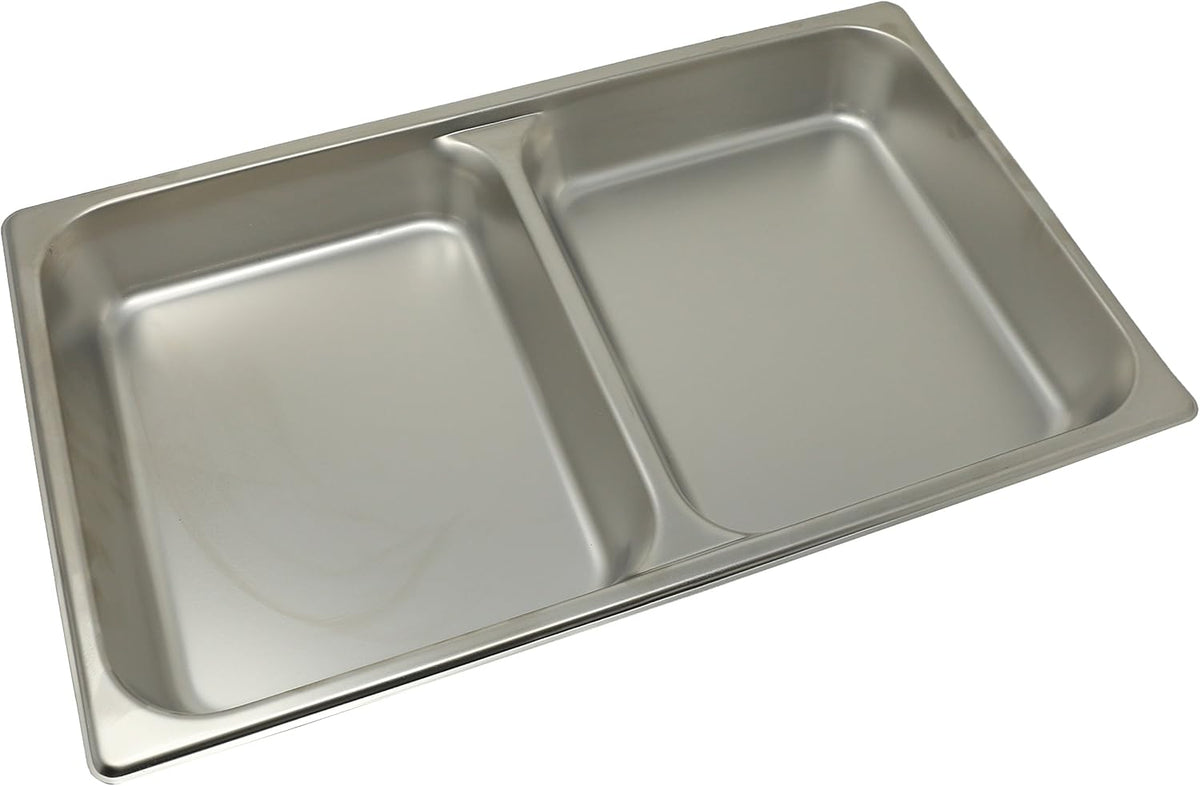 Full-size Divided Stainless Steel Food Pan