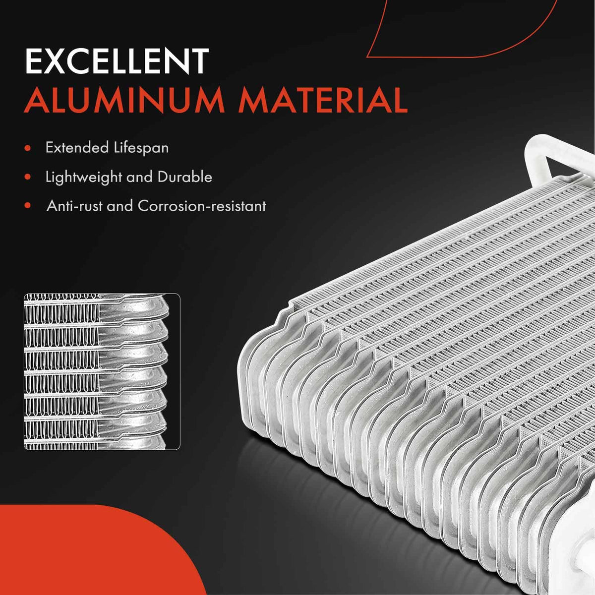 A-Premium AC Evaporator Core Compatible with Peterbilt