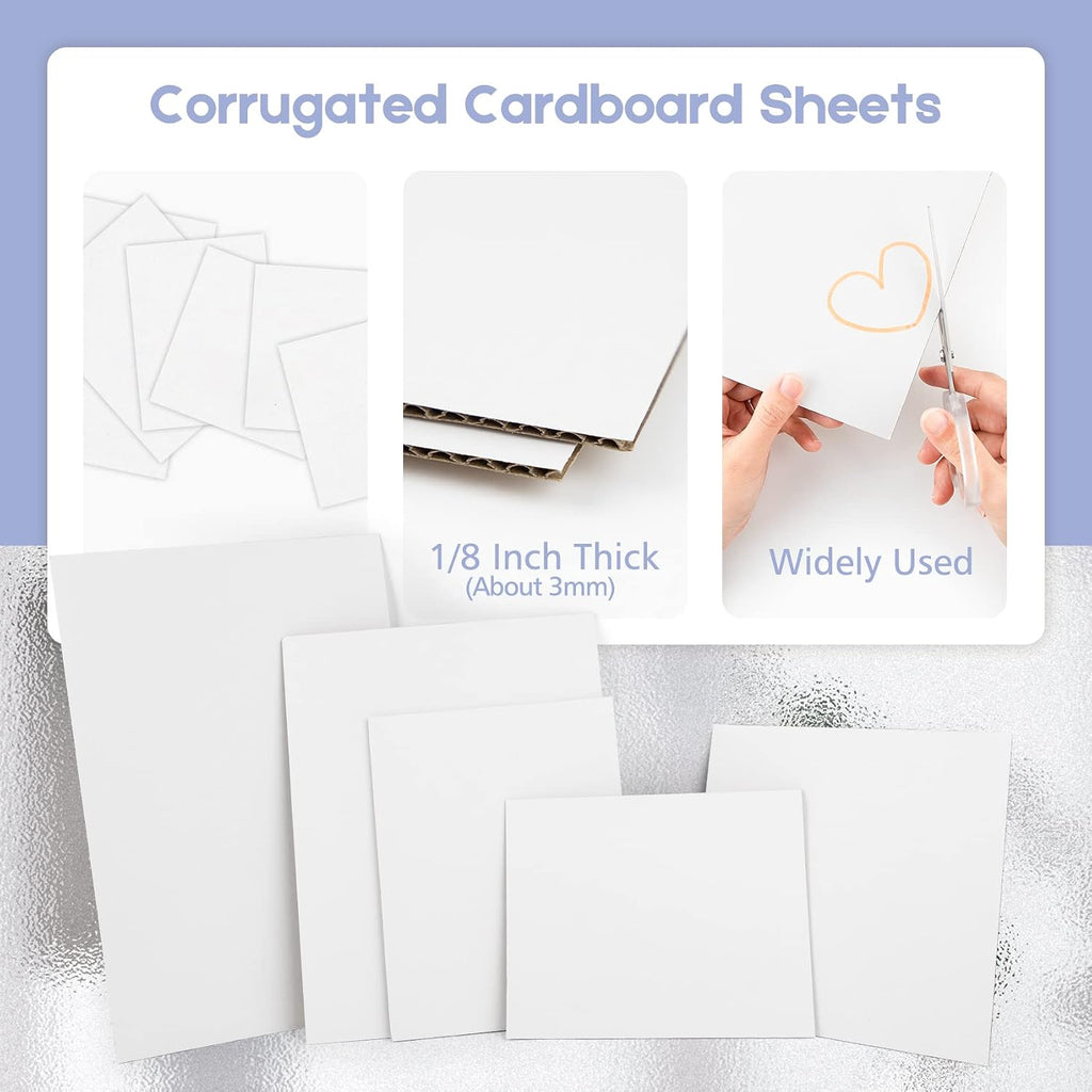 10 Pack 12x12 Corrugated Cardboard Sheets