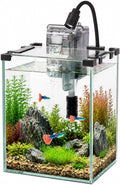 2.2 Gallon Small Glass Fish Tank Kit