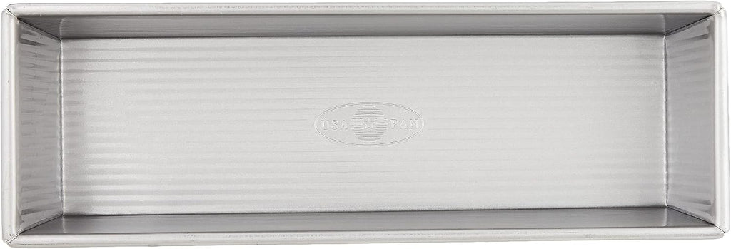 Bakeware Pullman Loaf Pan with Cover, 13 x 4 inch, Nonstick & Quick Release Coating, Made in the USA from Aluminized