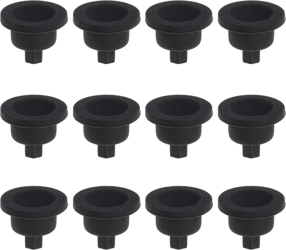 Stove Grate Rubber Feet Replacement for Wolf for Subzero Gas Cooktop Range Burner Rubber Grate Bumper Pads 12 Pack