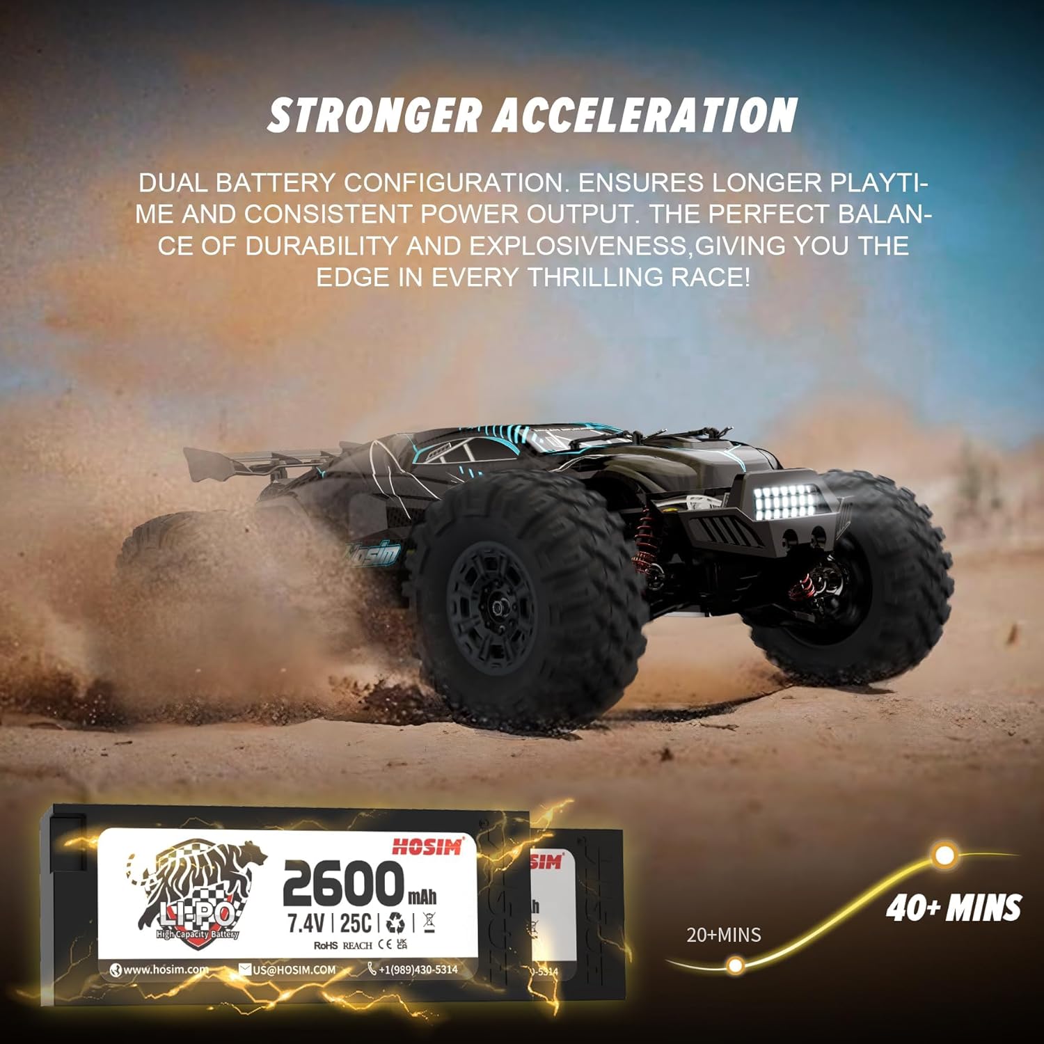 1/10 Off Road RC Cars Fast 68KM/H, RTR Brushless RC Car for Adults | High Speed Monster Truck Hobby Remote Control