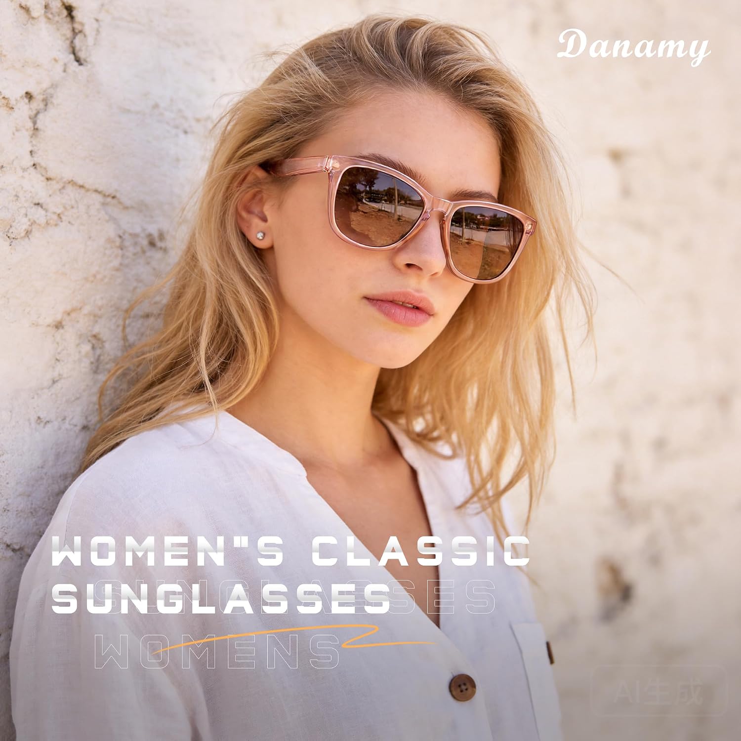 Sunglasses Womens Polarized Sunglasses for Women Men UV Protection | Trendy Designer Sunglasses Cute Retro Shades