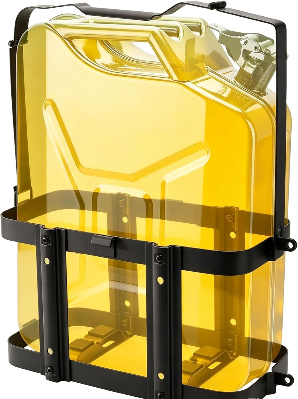 Jerry Can Holder Mount, 5 Gallon 20L Universal Truck Bed Bracket | Heavy‑duty reinforced steel build, universal fit