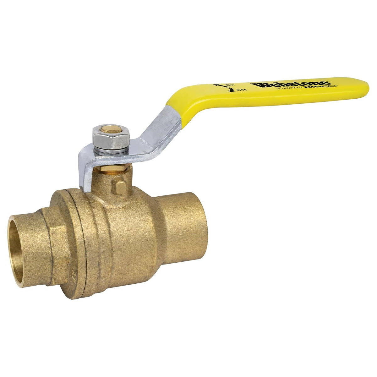 Webstone H-50703 Bronze Full Port Sweat Ball Valve, 3/4"