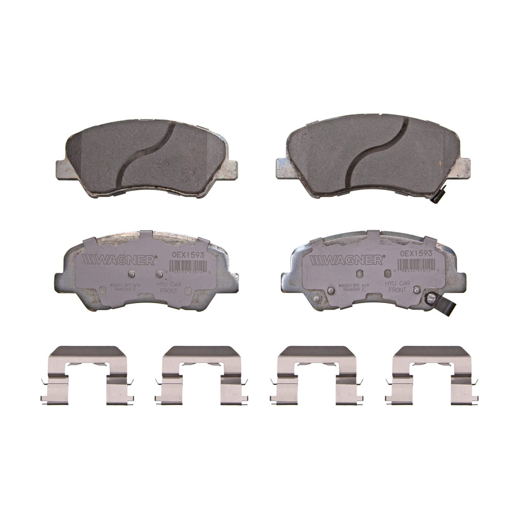 Wagner Brake OEX OEX1593 Disc Brake Pad Set Premium Ceramic
