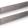 2 Pcs 2" x 1/8"x 12" Flat Steel Bar Metal Stock Mild Steel Plate Weldable A36 Metal Bar for Walls Floors Cars Ships