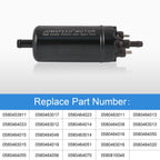 Universal External Inline High Pressure Fuel Pump 12V 0580463016 Black