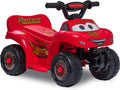 Toddler Disney Cars Quad Ride On Toy, Kids 1.5-3 Years Old, 6 Volt Battery and Charger Included, Max Weight 45 lbs