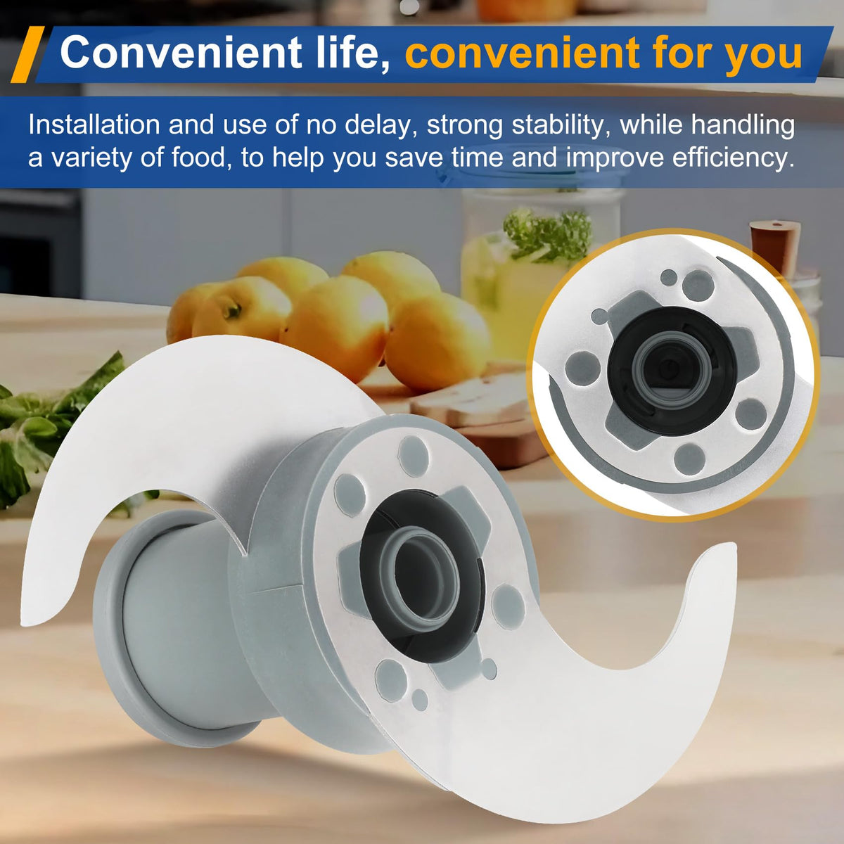 27055 S Smooth Blade Compatible with robot coupe Food Processor