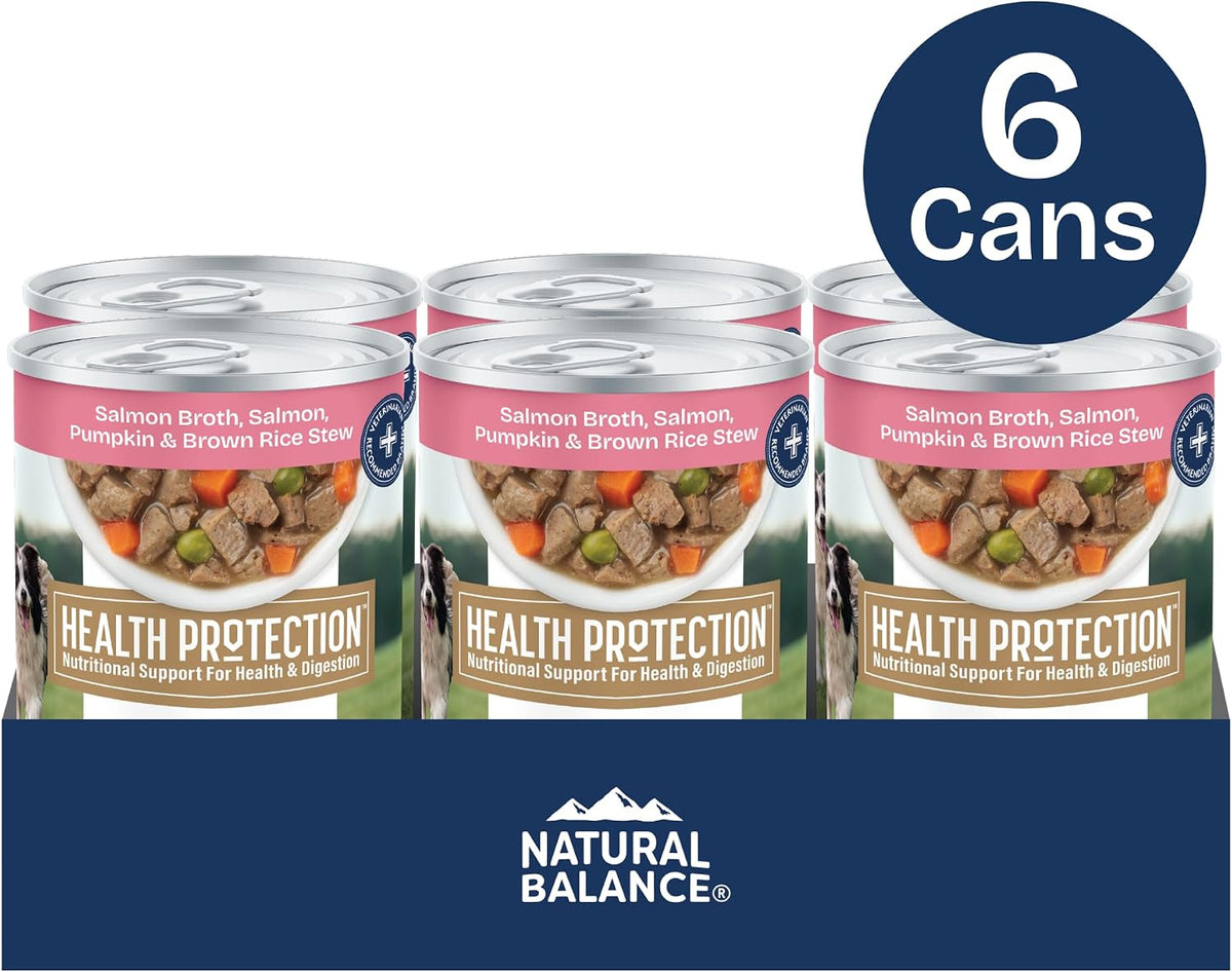 Health Protection Dog Food, Salmon Stew, 12.5 oz, 6 Pack
