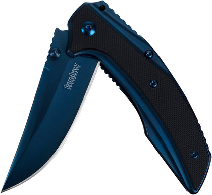 Outright Folding Pocket Knife, 8Cr13MoV Stainless Steel Blade, Pocketclip