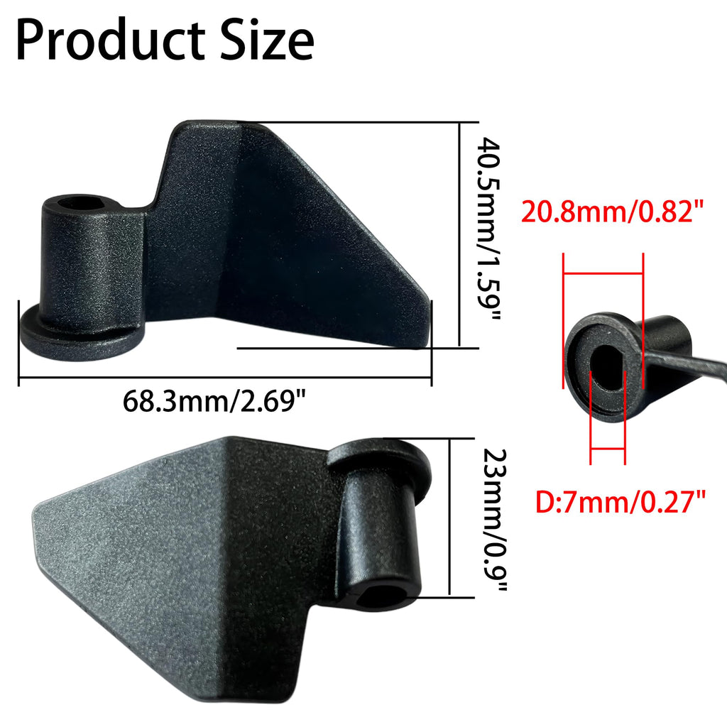 ZCLGOOD 2PCS CBK-110KP Kneading Paddle, Replacement Bread Machine Paddle, Stainless Steel Mixing Paddles for Bread Maker Machine/Cooking