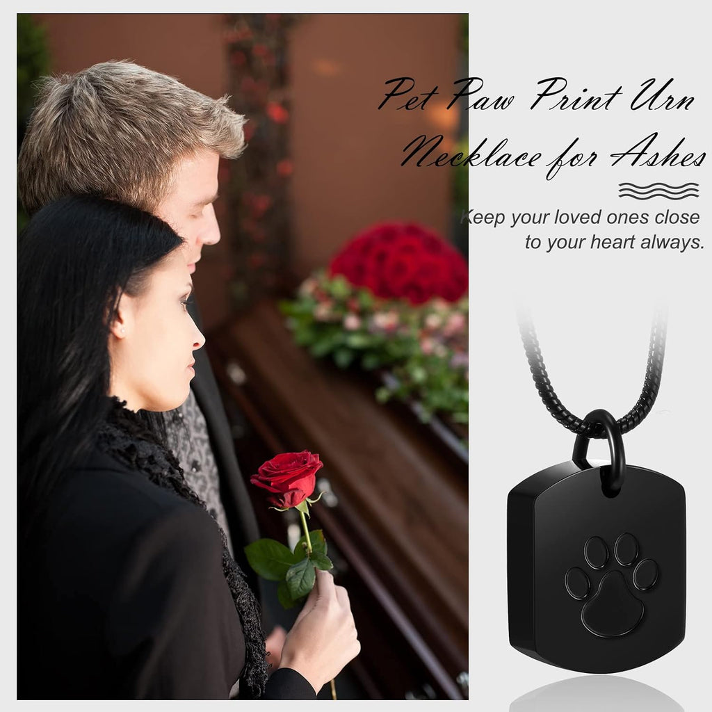 3 Pcs 3 Pcs Pet Cremation Jewelry Urn Memorial Ashes Necklace