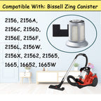 Moreffi 2-Pack HEPA Filter Kit for Bissell Zing Canister Vacuum