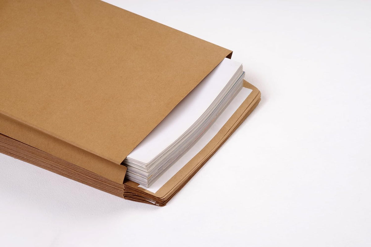 9.4" x 13.2" Expandable Envelopes Large Kraft Envelopes