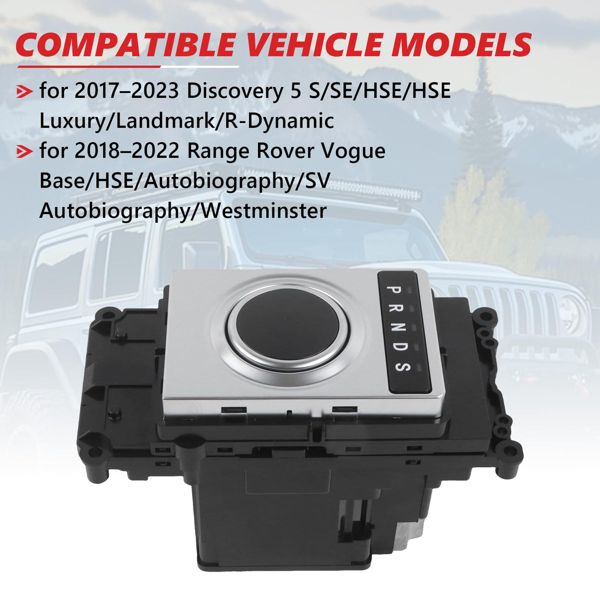 1Pc LR117067 Gear Shift Module Gearbox Shifter For Range Rover/Discovery 5