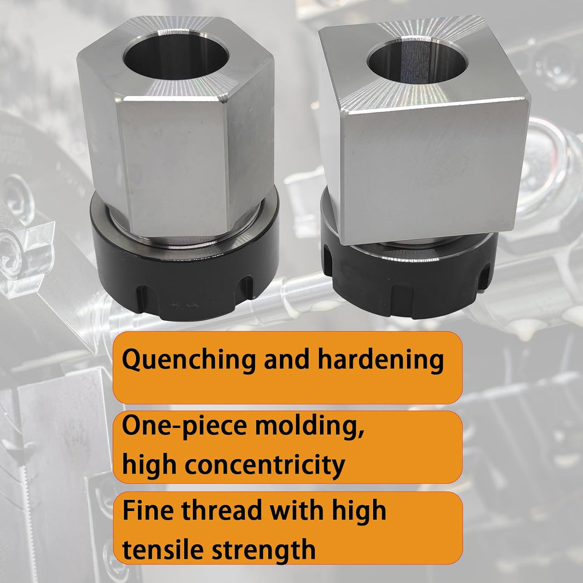 ER-32 Collet Block, Square and Hex Collet Chuck Block Set