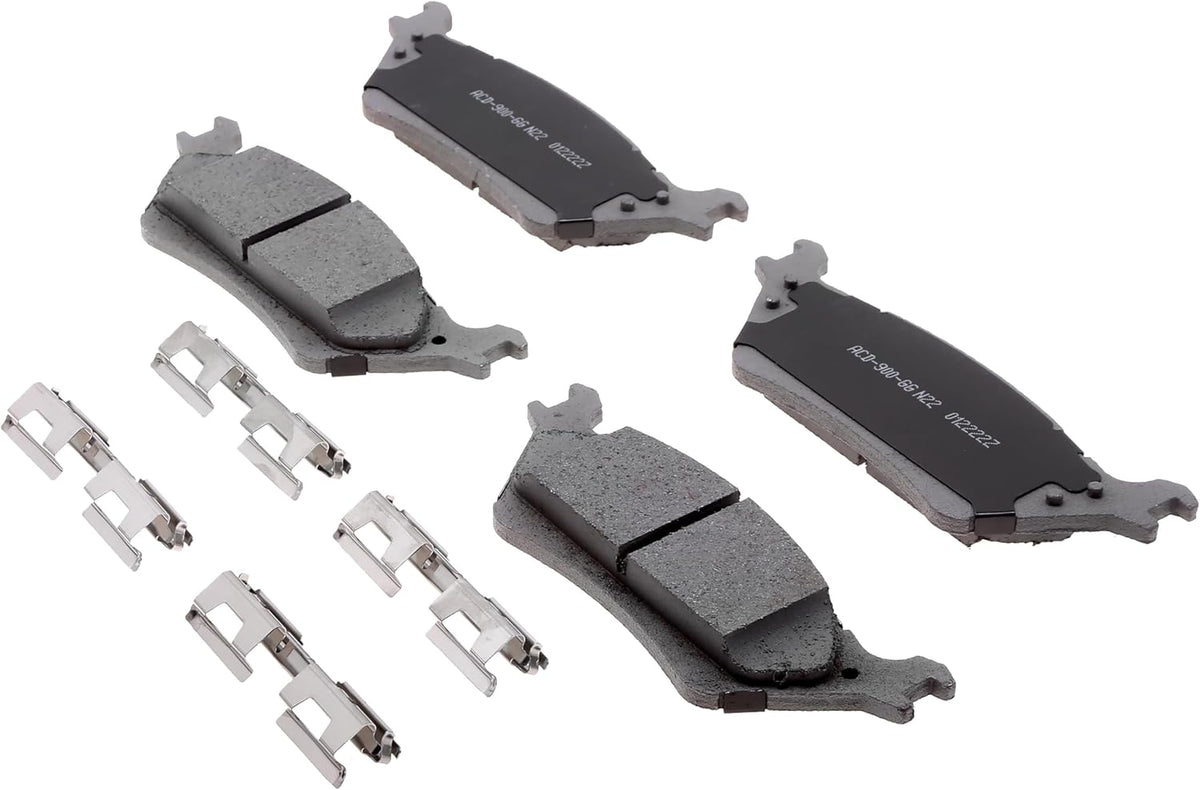 ACDelco 14D1602CHF1 Genuine OEM Brake Pad for Ford F-150 - Replaces 19430428