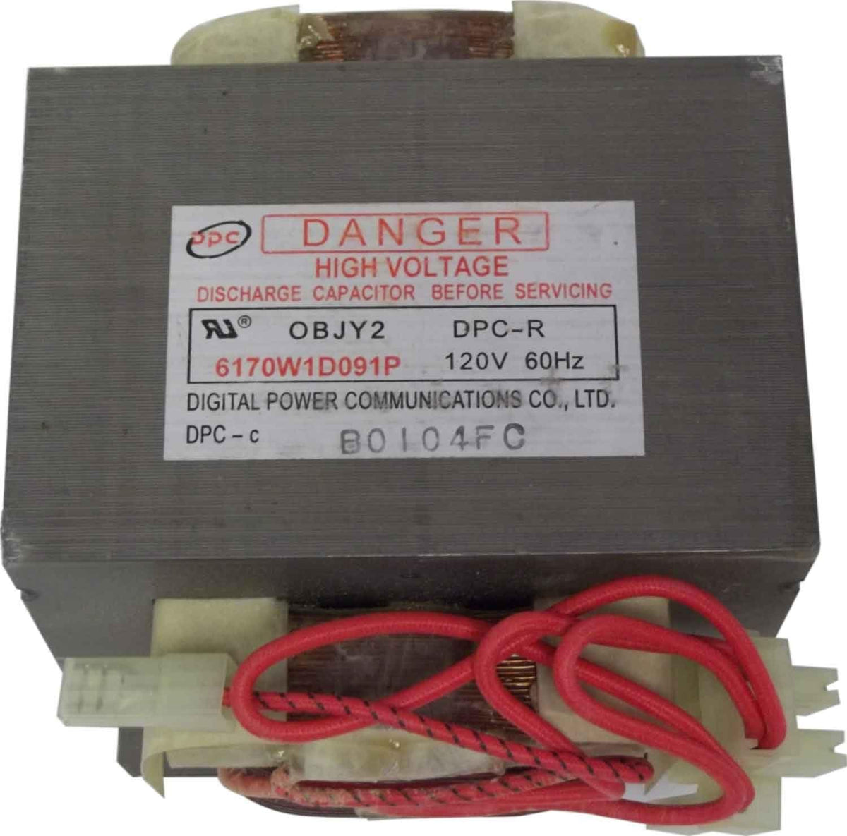 GE WB27X10971 HV Transformer for Microwave