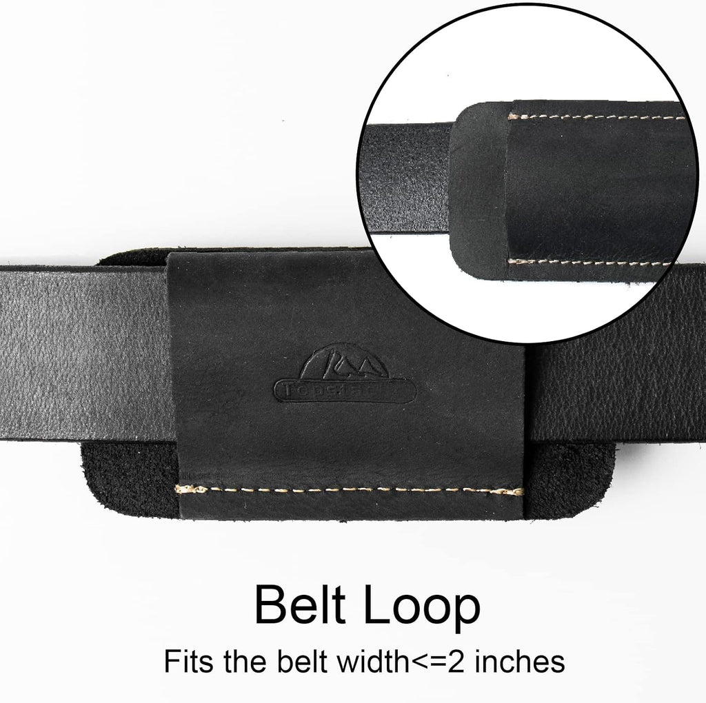 Knife Sheath, Handmade Knife Holster, Horizontal Carry Leather Sheath for Belt, EDC Pocket Organizer for Men,Size