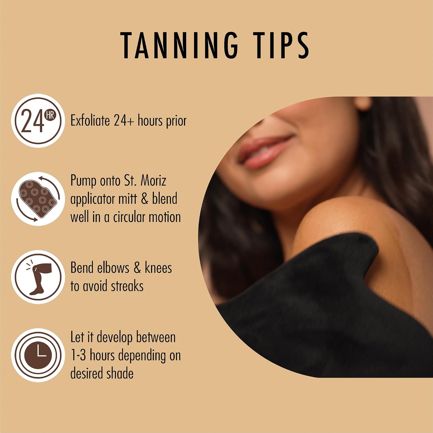 St Moriz Professional 1 Hour Fast Self Tanner Mousse, Light to Dark – Instant, Express Self Tanner Foam for a Golden