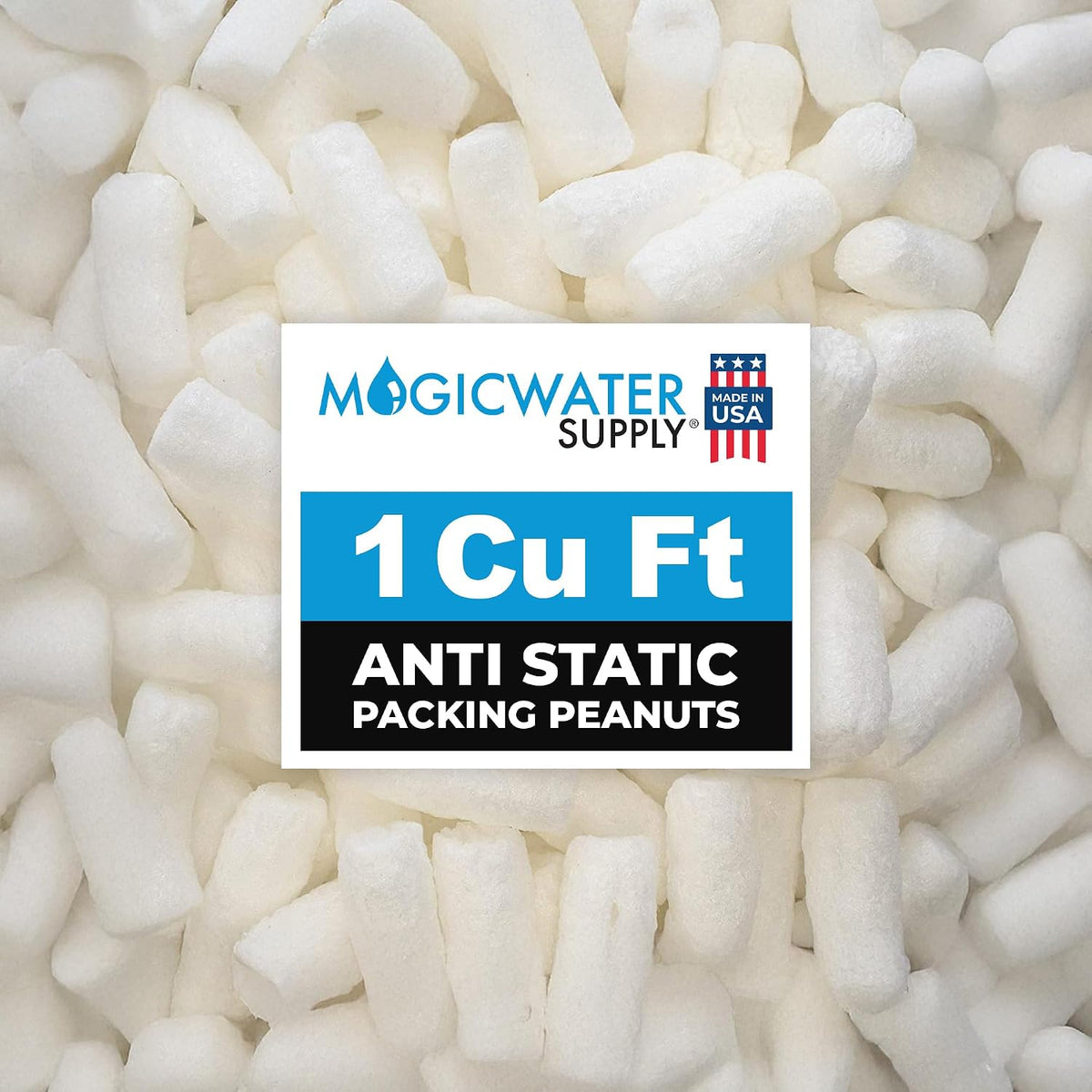 Packing Peanuts for Shipping - Bio Tube - 1 Cu Ft