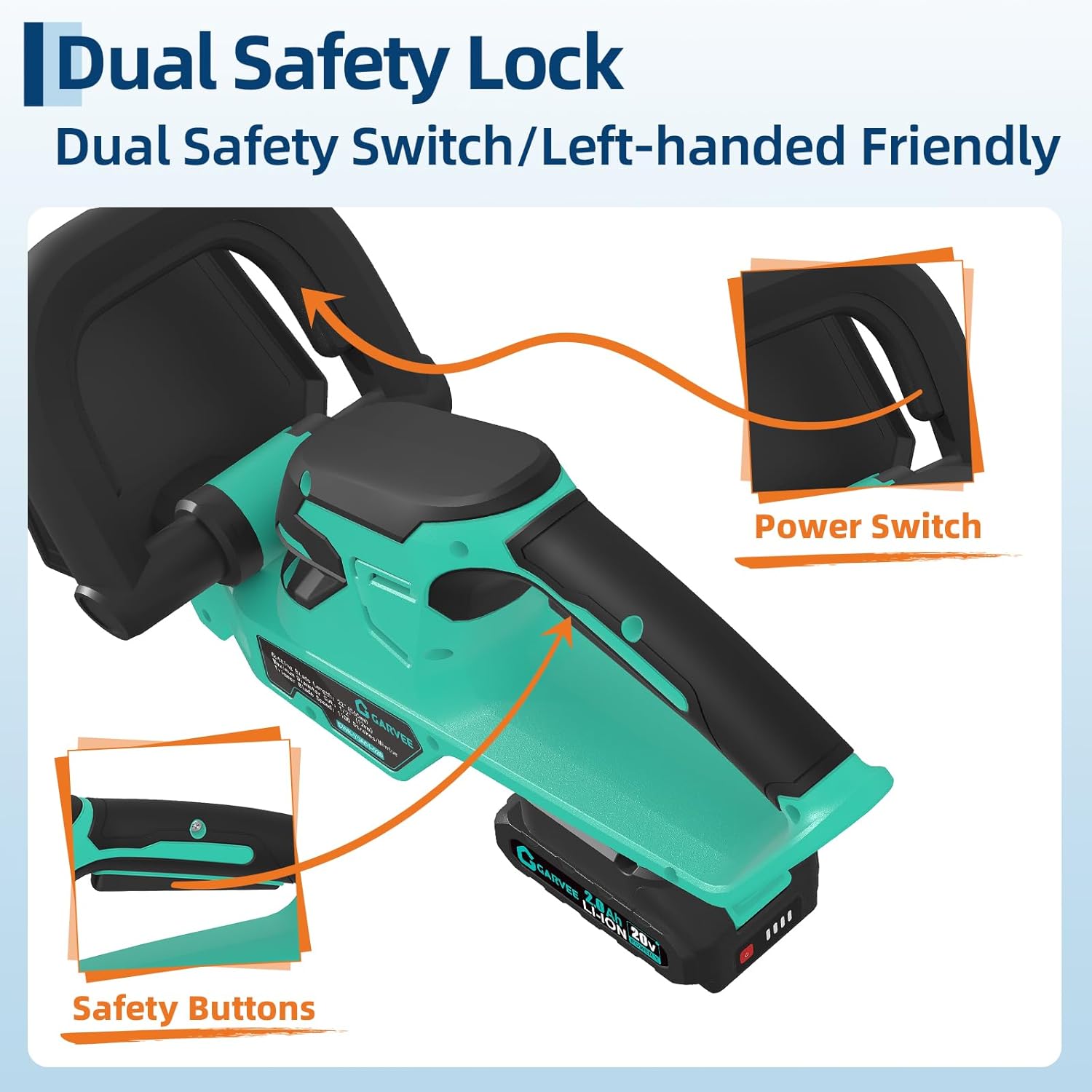 22.4" Brushless Cordless Hedge Trimmer, 3000 SPM Dual Action Blade, Grass Shears with 2 x 2.0Ah Rechargeable