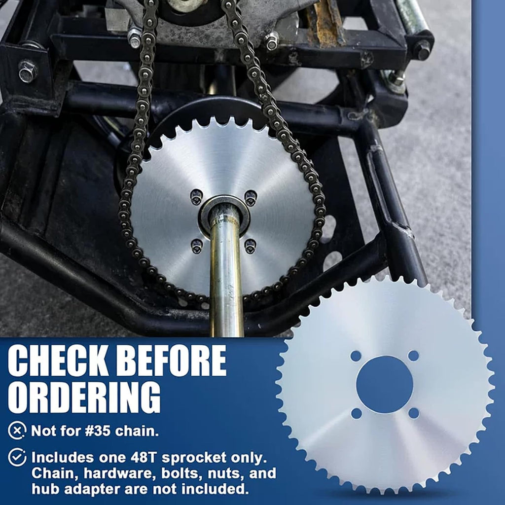 48 Tooth Go Kart Sprocket for #40#41 420 Chain