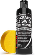 Black Scratch and Swirl Remover - Car Scratch Remover for Paint Scratches - Polishing Compound for Cars Kit with