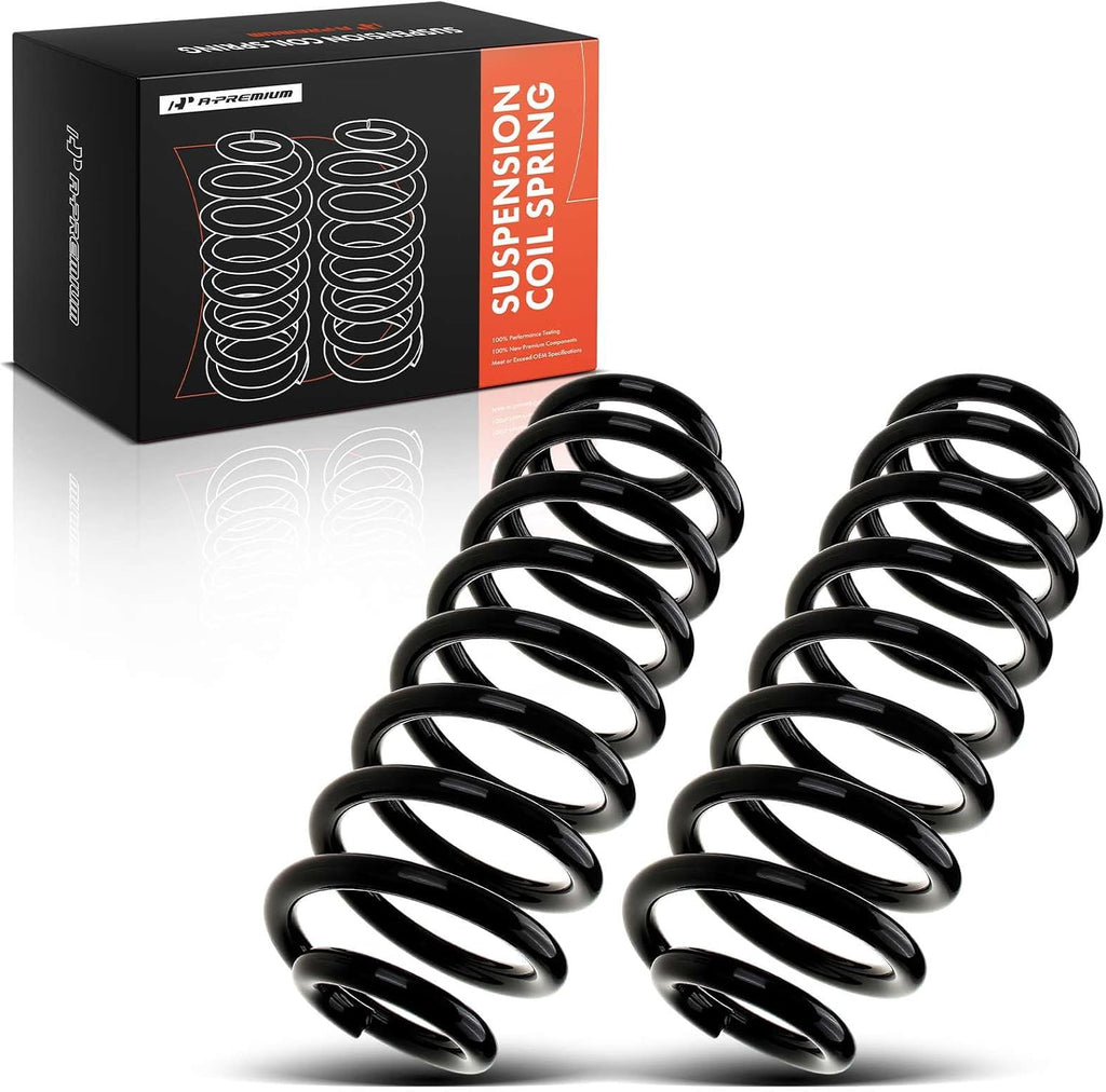 A-Premium 2-Pack Rear Coil Spring Set Compatible with Chevrolet, GMC