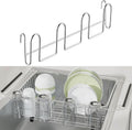 12 Inch, Stainless Steel Cup Drying Rack with 4 Hooks Kitchen Mug Holder