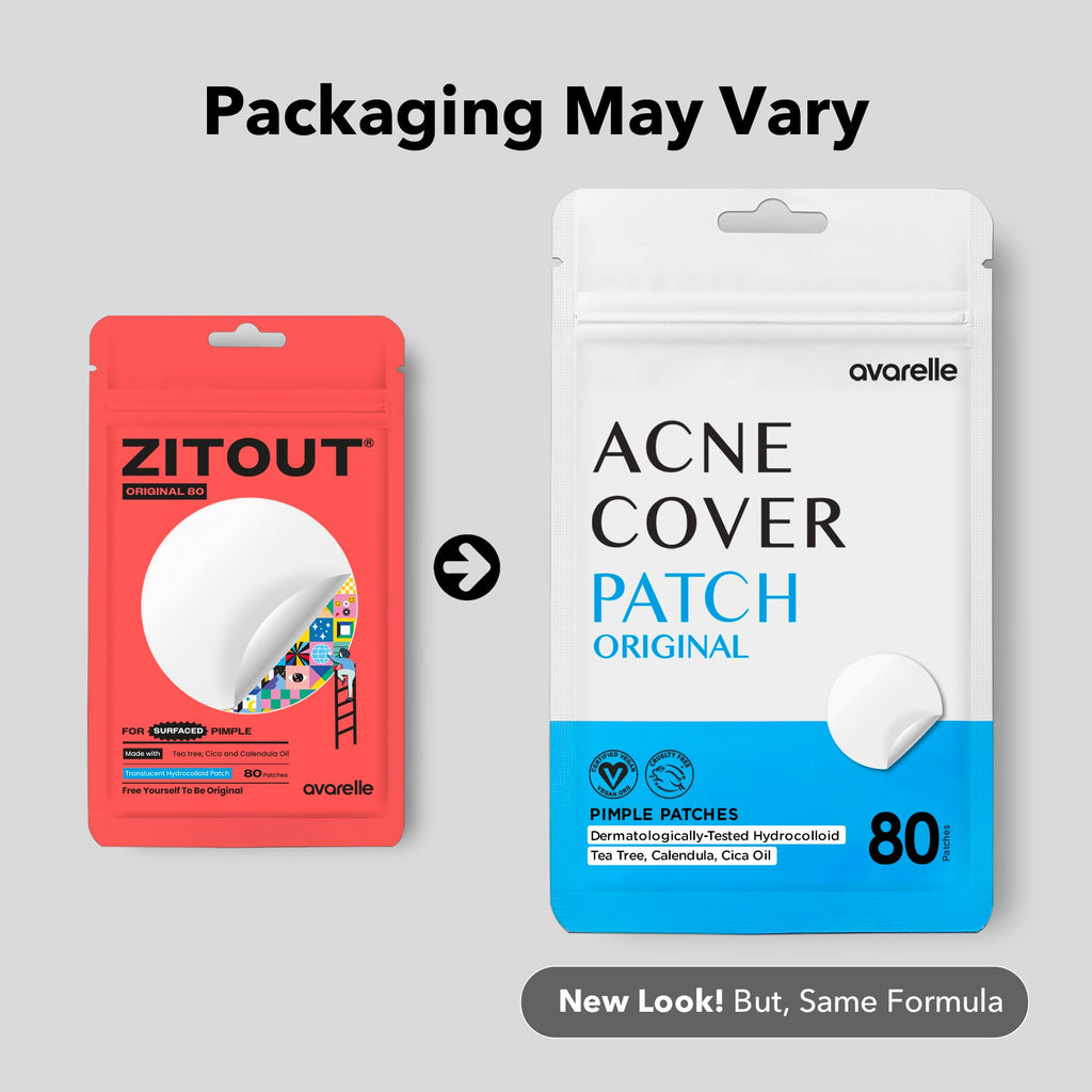 Original Hydrocolloid Acne Pimple Patches for face (80 Count)