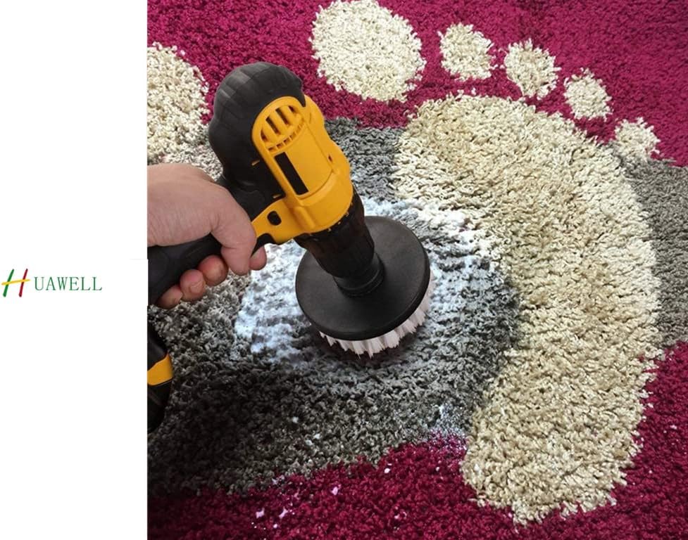 Automotive Soft White-Car Accessories Car Cleaning Brush - Drill Brush -Wheel Brush - Car Mats - Detail Brush